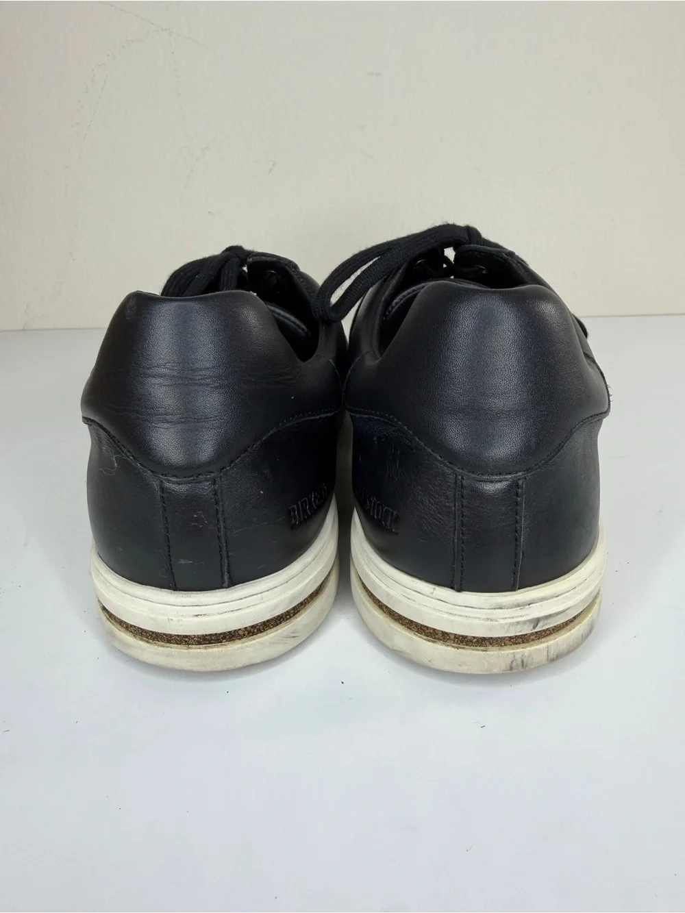 Birkenstock Bend Low Black Leather Sneakers Men Size EU 44 US 11 Made In Germany